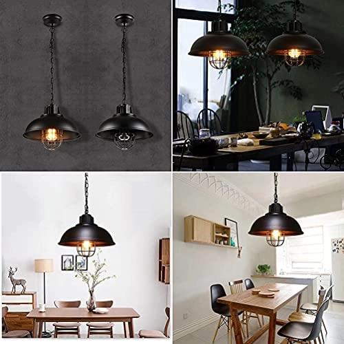 Vintage Metal Industrial Chandelier