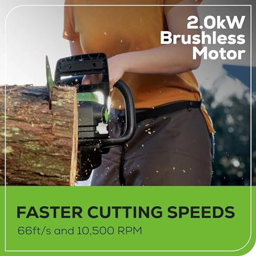 Brushless Cordless Chainsaw - 2.0kW
