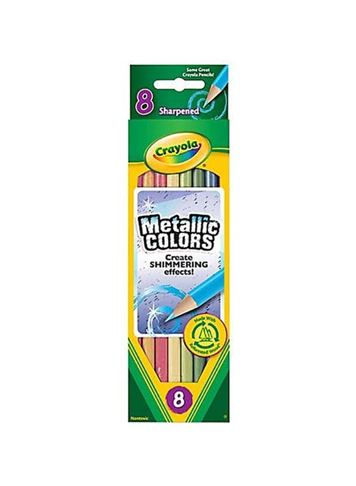 PLAY BOX TOYS TRADING Metallic Fx Pencils - 8-Piece