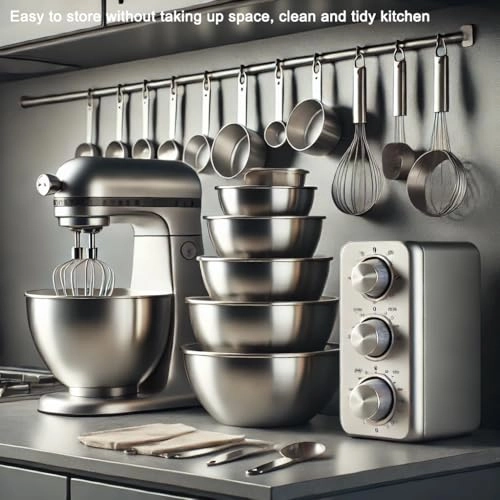 Electric Hand Mixer + Mixing Bowls Set - 7 Quarts 200 watts