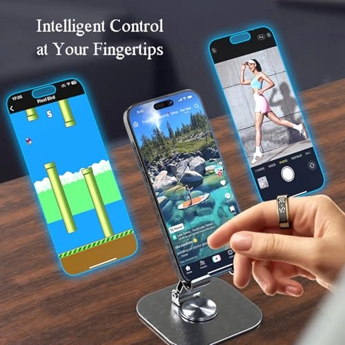 Smart Ring Health Tracker - 8# Gold 5ATM Waterproof