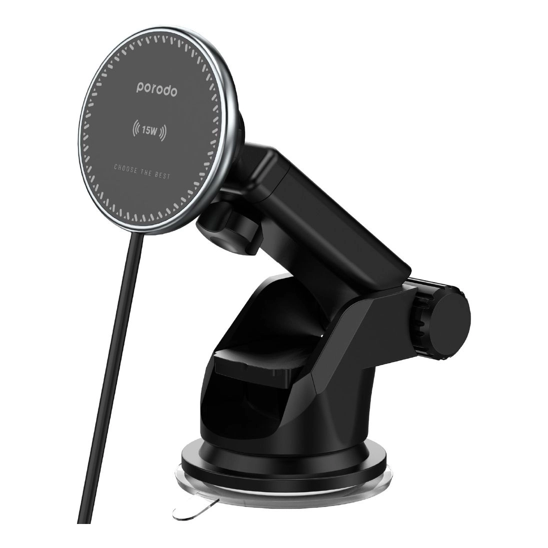 Porodo Magnetic Car Charger Mount - 3 In 1 15W 20W PD