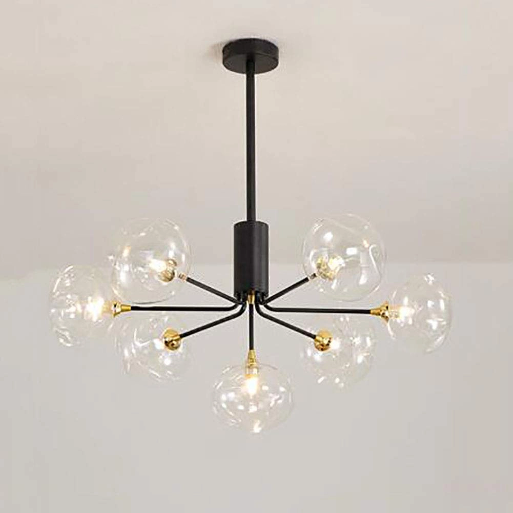 Deflated Shade Chandelier - 13 heads Golden