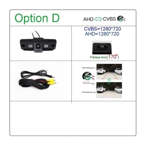 Reverse Rear View Camera - Night Vision 1080P*720P