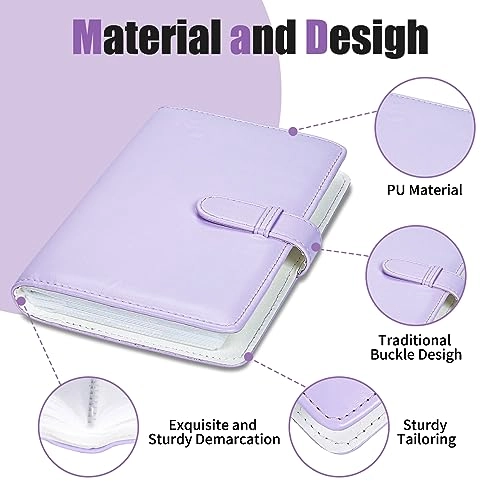 2x3" 108 Pockets Faux Leather PVC Photo Album