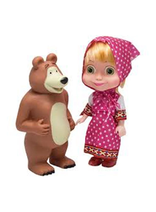 Masha and the Bear Doll Set - 2-Piece Girls