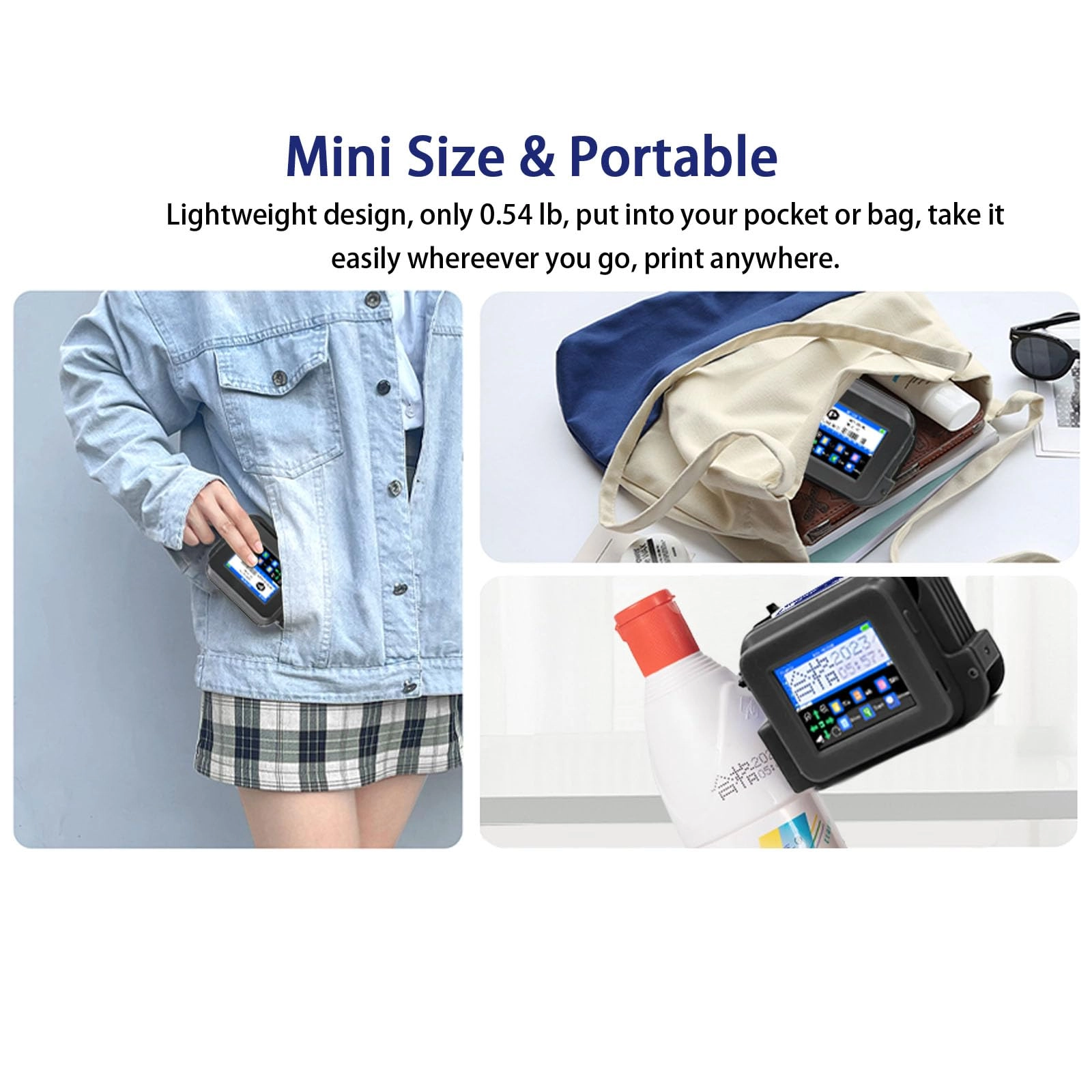 Mini Handheld Inkjet printer XMINI