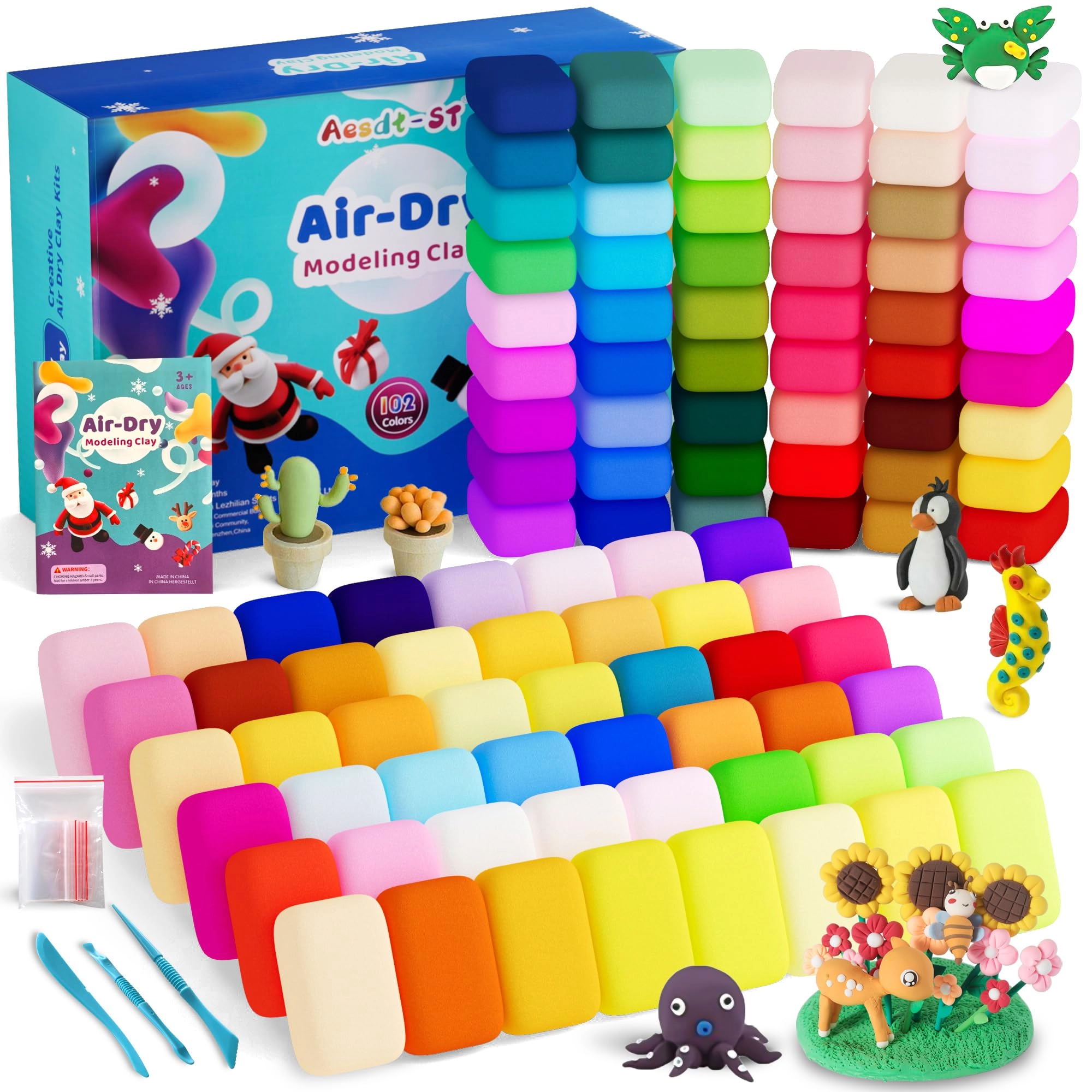 Aestd-ST LZL AIR 102SE Air Dry Clay - 3+ years 102 pcs