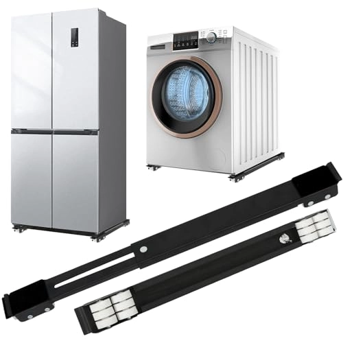 Extendable Appliance Rollers - 660 Pounds Black