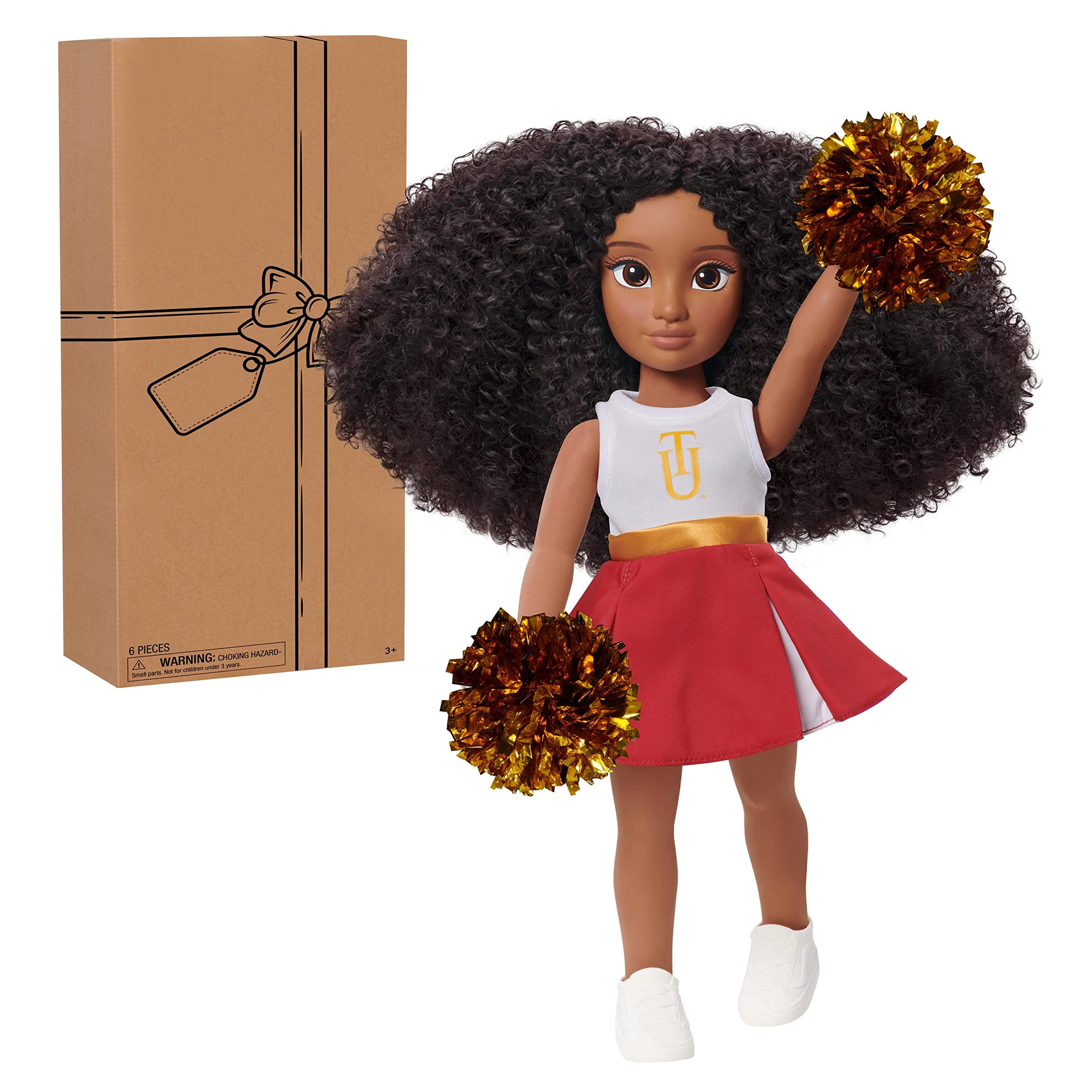 Just Play Alyssa Doll - 18-inch Tuskegee Cheer Captain Ages 3+