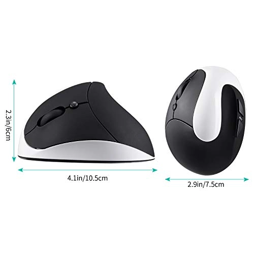 Left Handed Ergonomic Vertical Mouse - USB