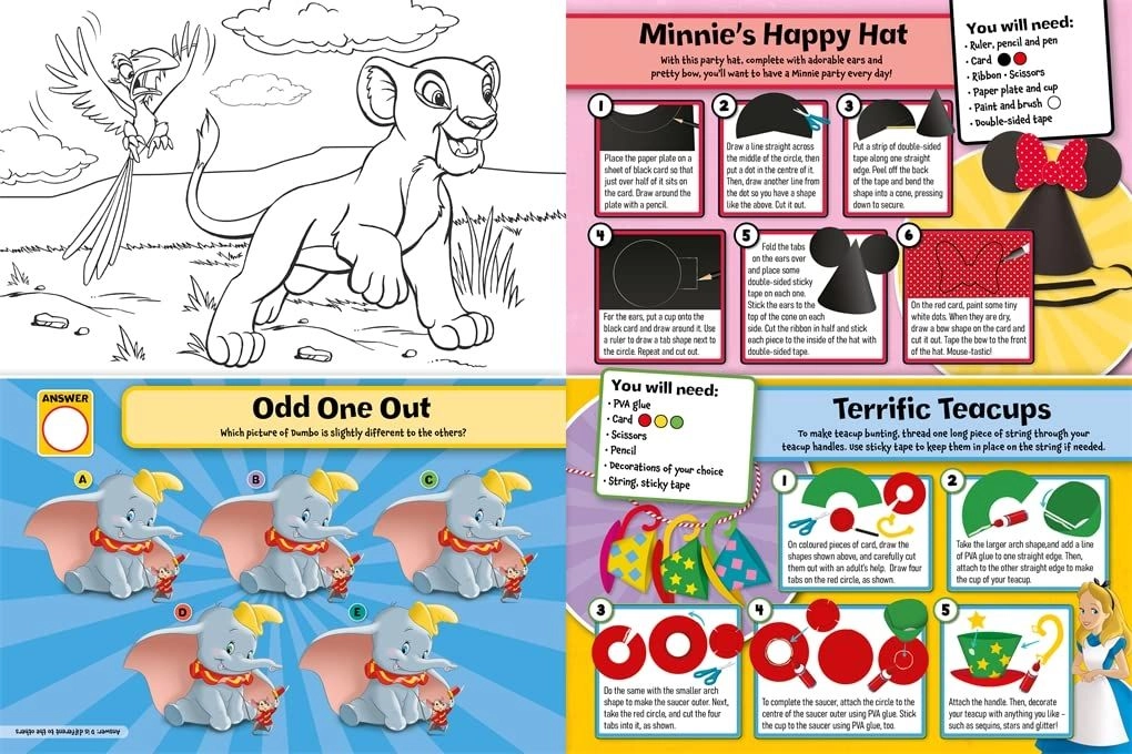 Disney Classics 5 in 1 Activity Kit - 4+ years