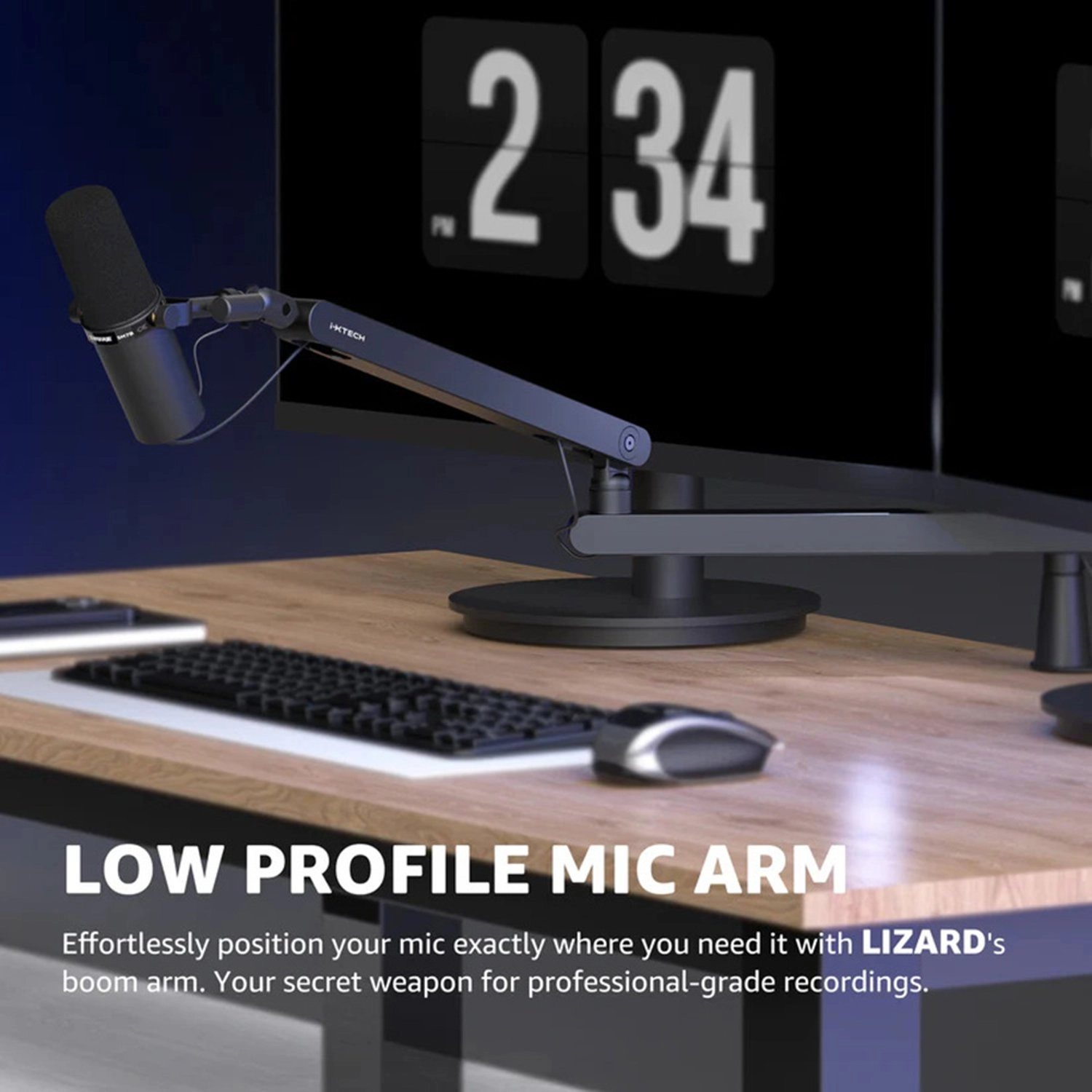360 Rotatable Mic Arm - Desk Mount Adjustable