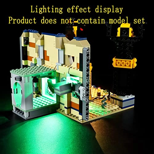 LED Lighting Kit for LEGO Escape from the Lost Tomb 77013 - Plastic Indiana Jones 1 4.5-5V