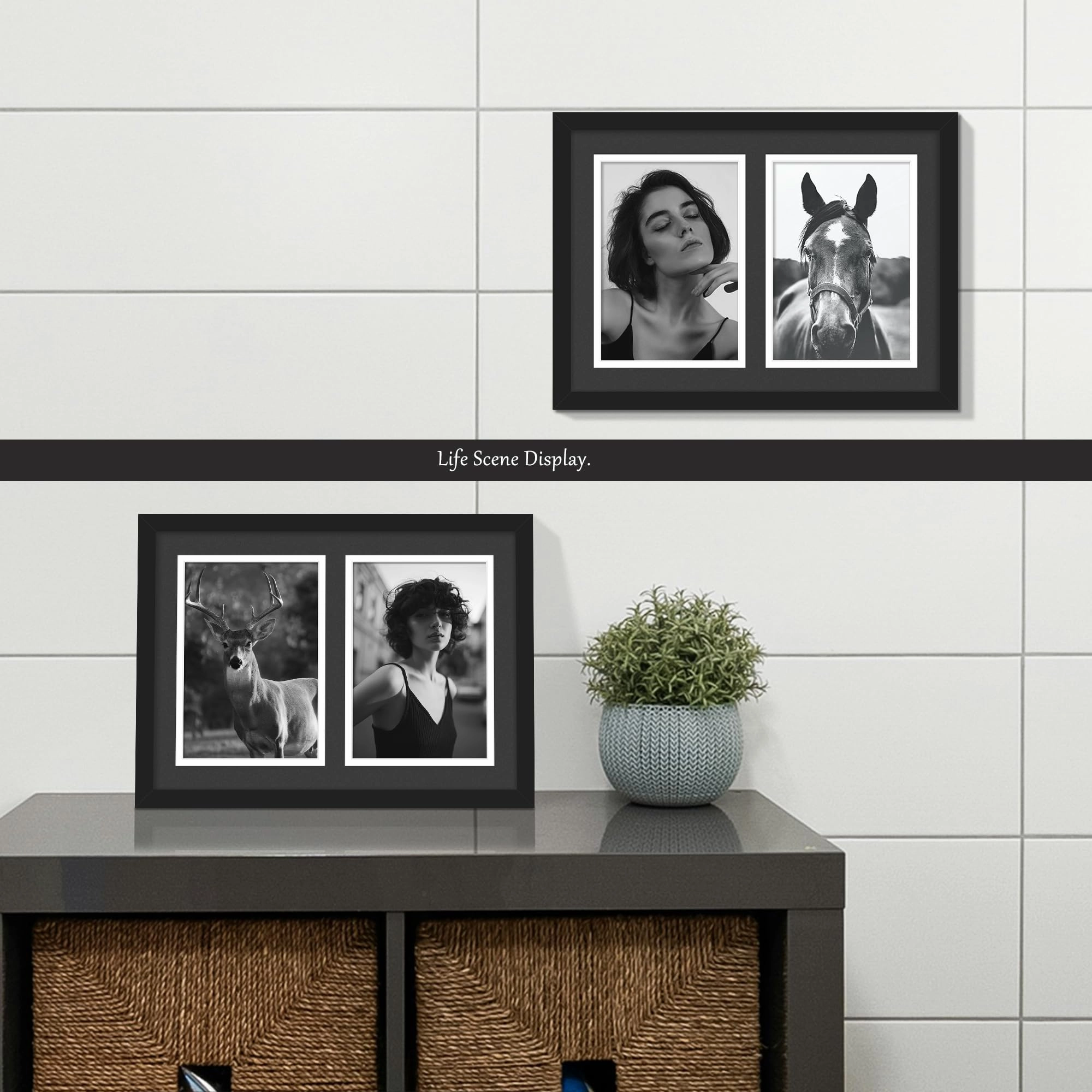 Double 5x7 Picture Frame