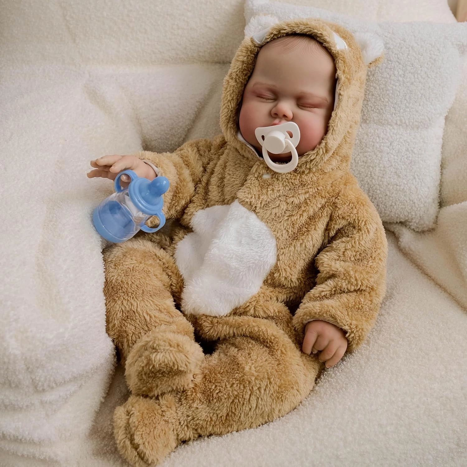 Nanjing Tianzeng Gifts Co.,Ltd Reborn Baby Doll - 19 Inch Vinyl Cloth Body Ages 3+