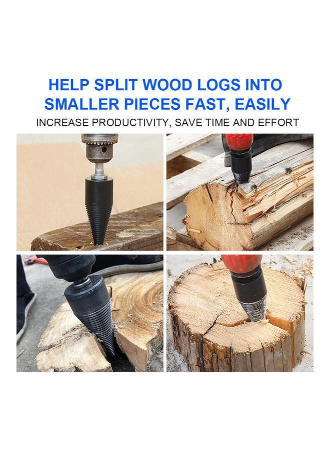 Square Shank Firewood Log Splitter Drill Bit - carbon steel 1 piece