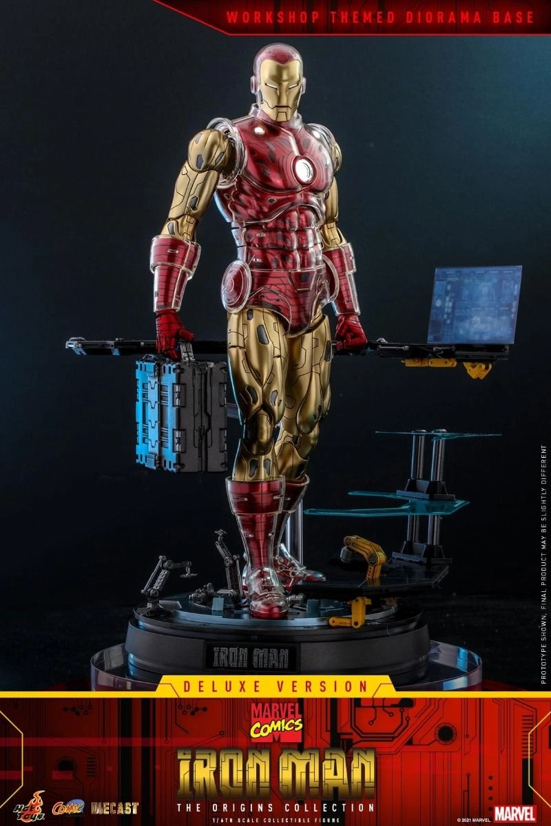 Hot Toys Iron Man - Marvel Comics - Iron Man Origins - 33cm