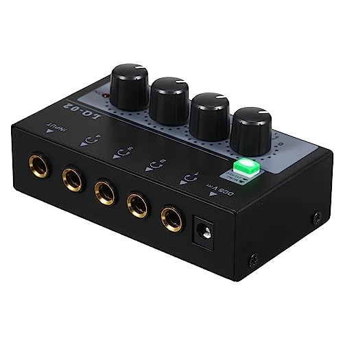 4-channel Stereo Headphone Amplifier - Ultra-compact Mono & Stereo Switch