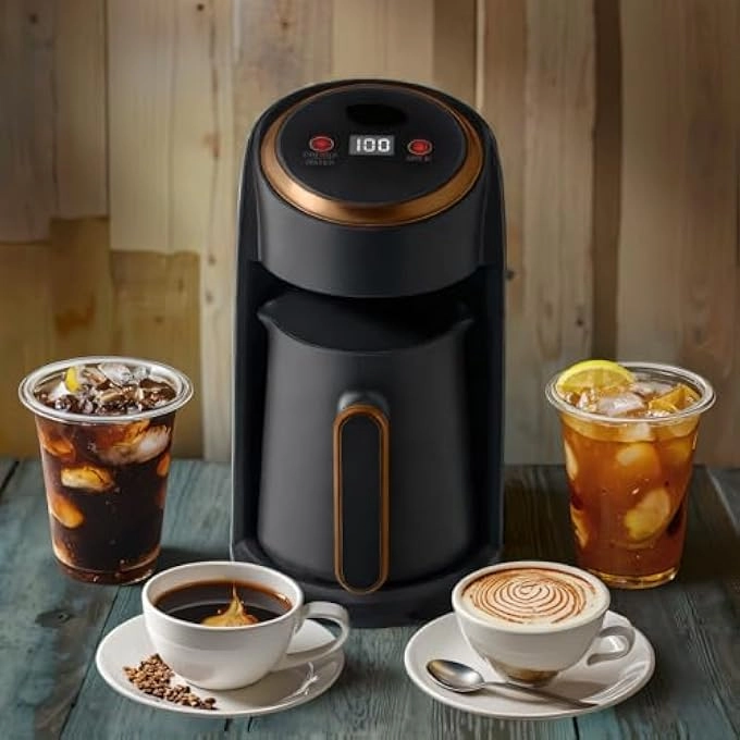 Turkish Coffee Maker - 1-4 Cups Portable