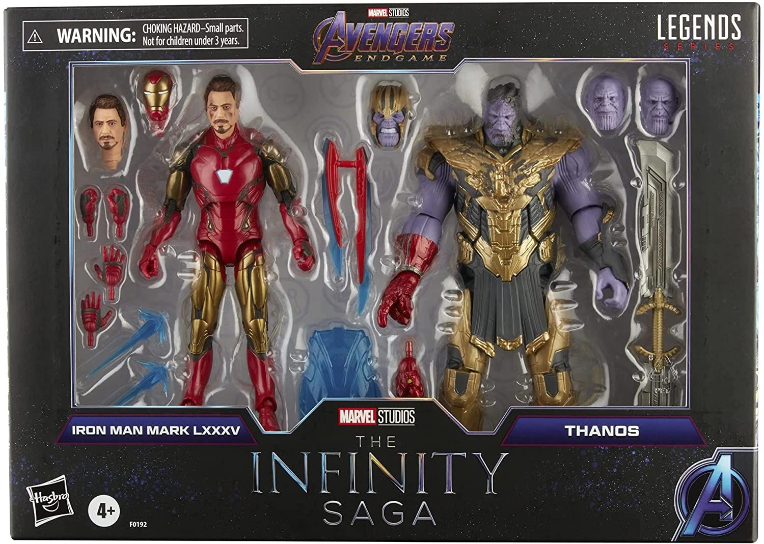Iron Man Mark LXXXV + Thanos - The Infinity Saga Avengers Endgame