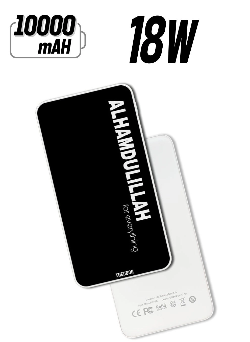 Theodor PPBA004 - 10000 mAh 18W