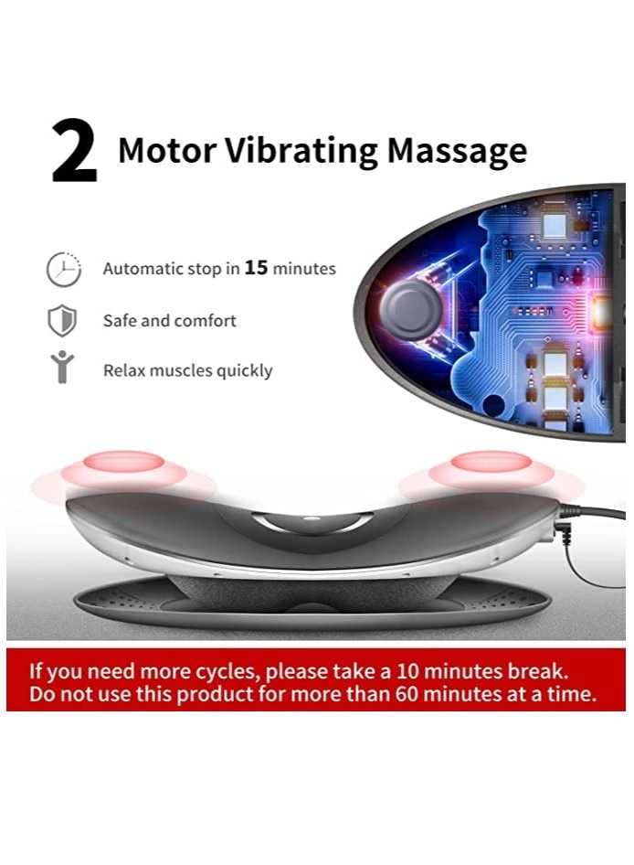 Lower Back Massager - Heat Vibration Airbag Traction