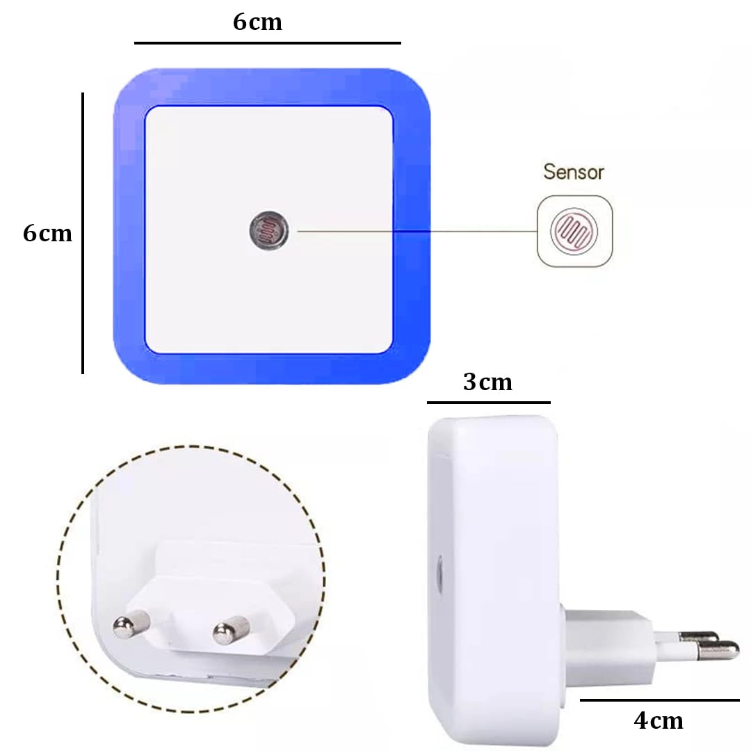 LED Sensor Night Light - Pack of 2