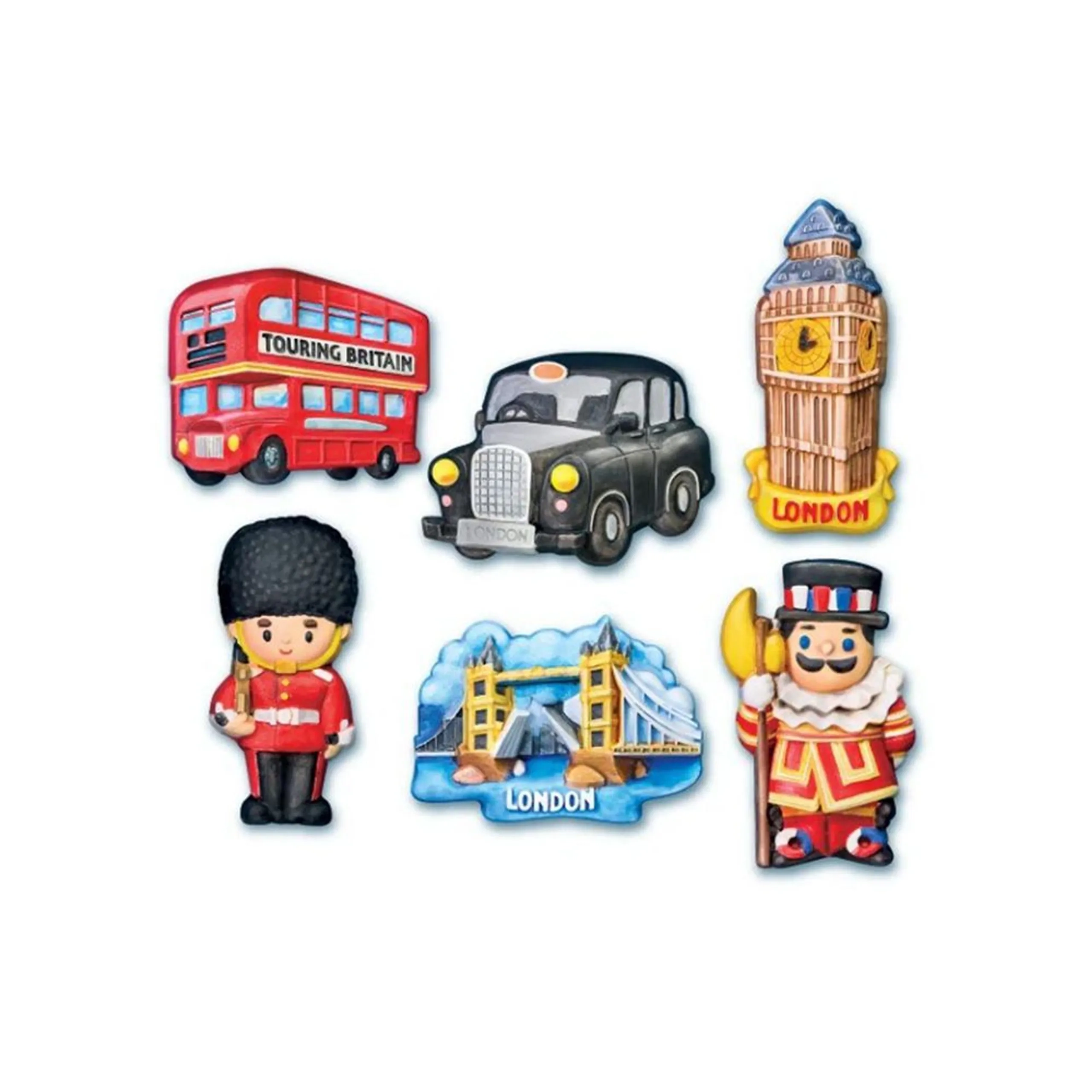 Mould & Paint Plaster Casting Craft Kit - London 6 designs