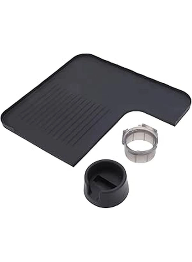 Generic Portafilter Holder Base Anti Slip Ring - 3pcs Black