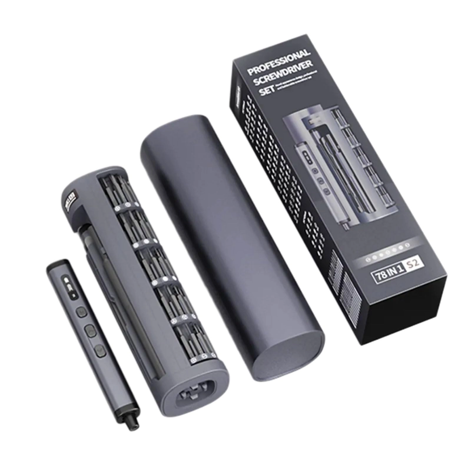 HINAYOSAN Electric Screwdriver - Shaft Aluminum Body Black