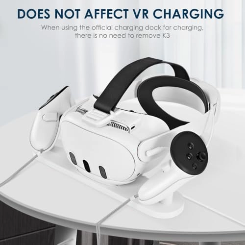 K3 Facial Interface - PU Leather Face Pad Compatible with Quest 3