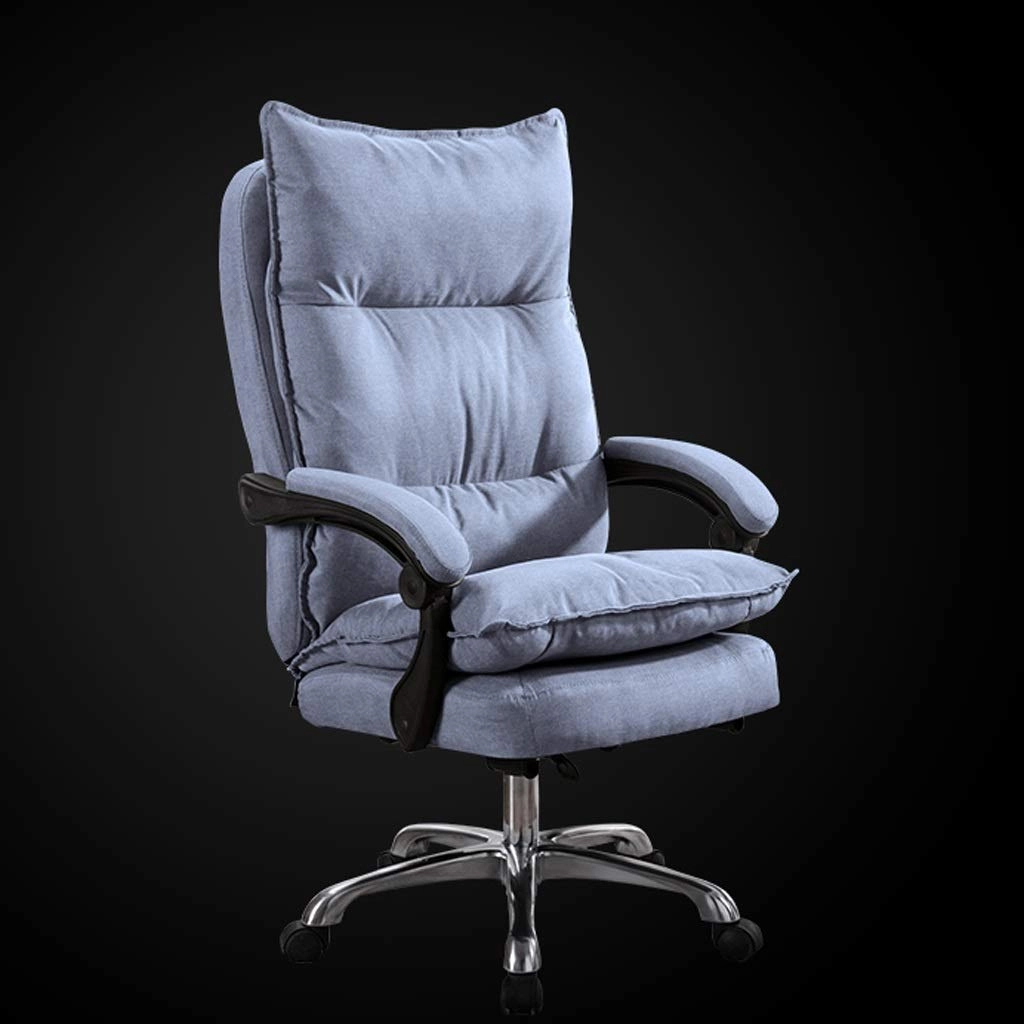Reclining Chair - Fabric Cotton Black