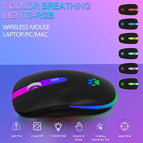Rechargeable Optical Mouse - Wireless