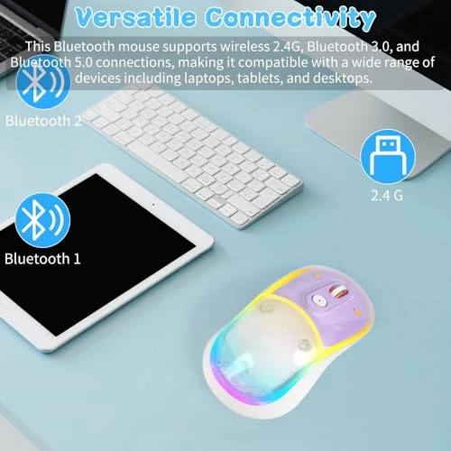 Cute Penguin Bluetooth Wireless Mouse - USB