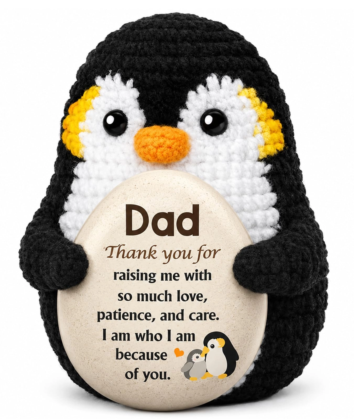 Weyon Emperor Penguin Holding Egg - 10 cm
