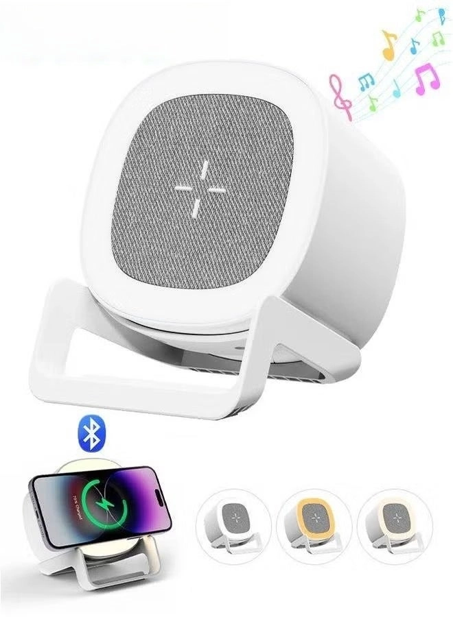 Bluetooth Speaker - 4-in-1 RGB Wireless Charger