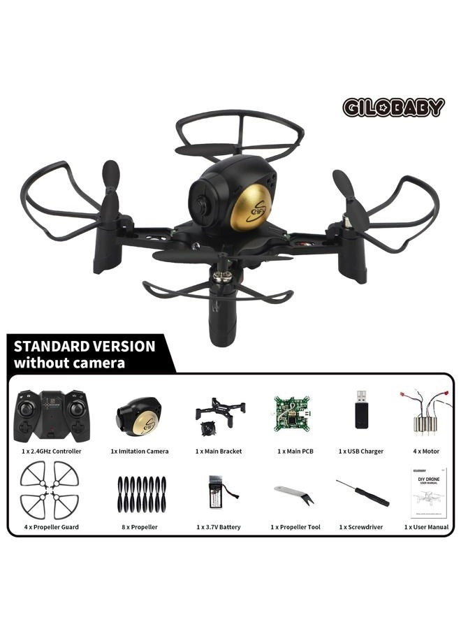 Mini Drone - DIY Kit, 3D Flip, Altitude Hold, Headless Mode, Wi-Fi