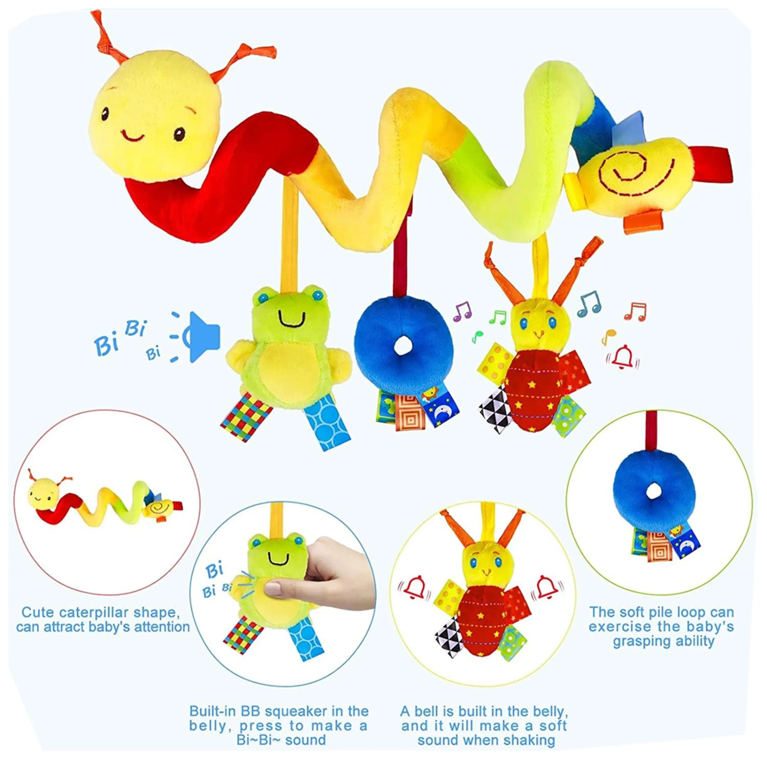 Spiral Activity Toy - Suitable for 0 to 12 months