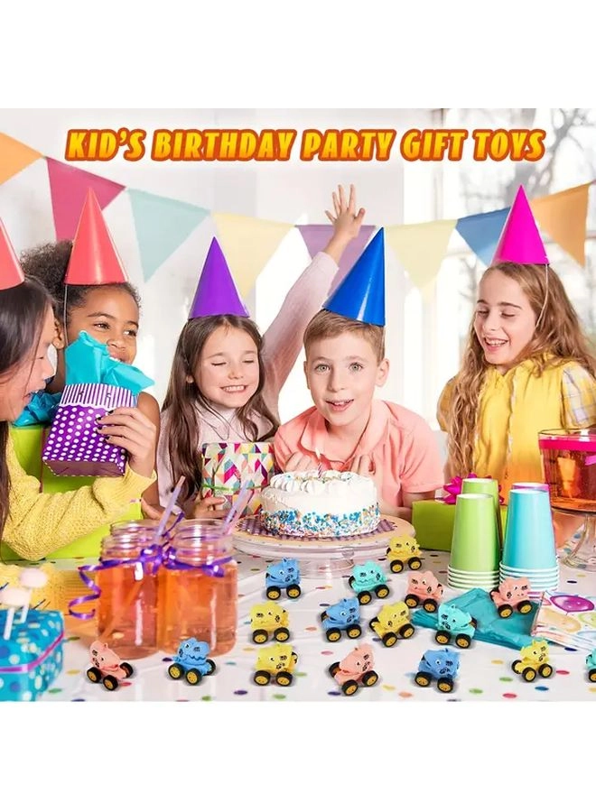 Mini Dinosaur Wind Up Toy Cars - 24pcs Set