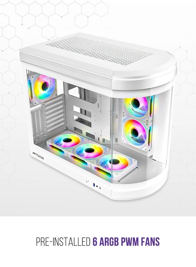 Vidrio - Curved Tempered Glass ATX/M-ATX/Mini-ITX