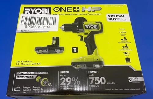 ONE+ HP Brushless 1/2 in. Hammer Drill - 4 Amp Hours