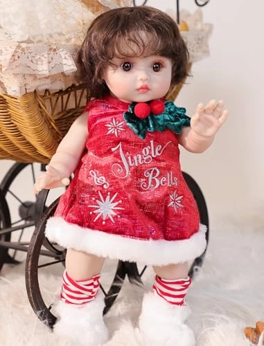 Reborn Toddler Baby Doll - 18 Inch Full Vinyl Body Freckles