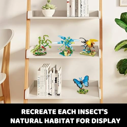 Insect Collection Building Set - mantis beetle butterfly dragonfly 815 pcs