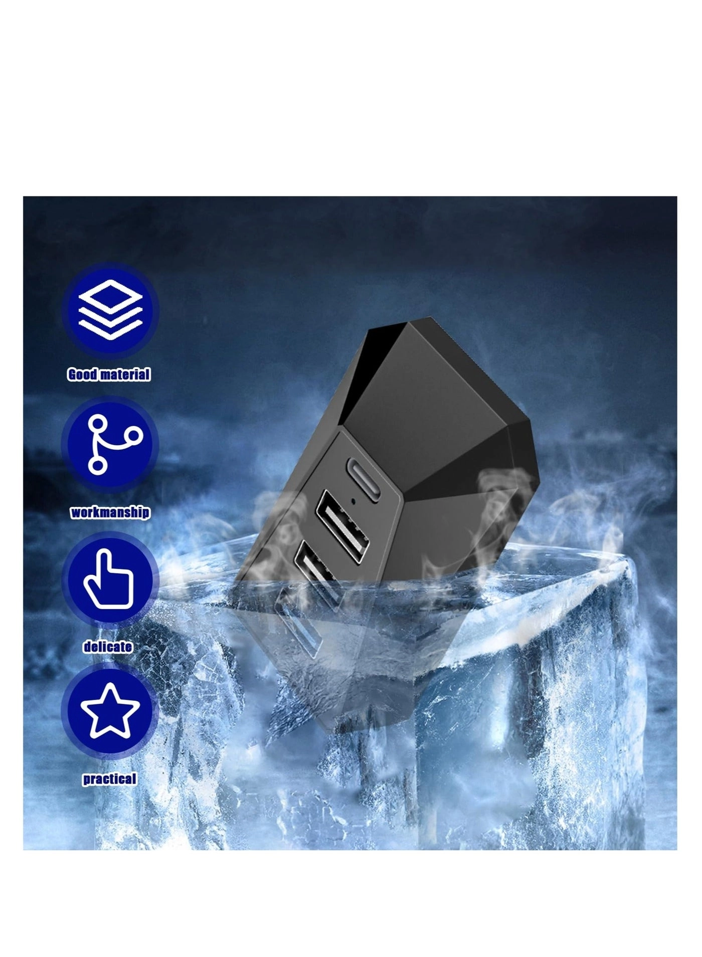 Glovebox USB Hub - 4-in-1 Model 3/Y