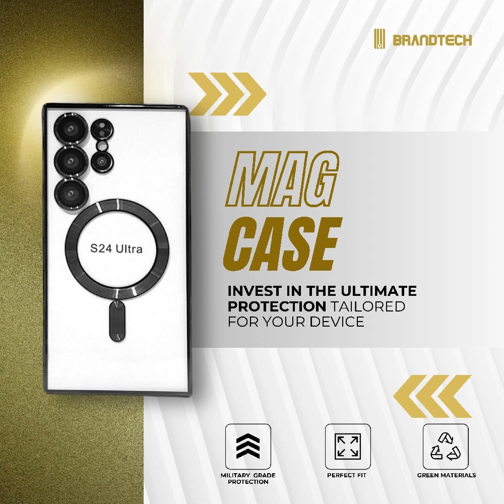 Brandtech MagSafe Cover With Screen Protector for Samsung Galaxy S24 Ultra