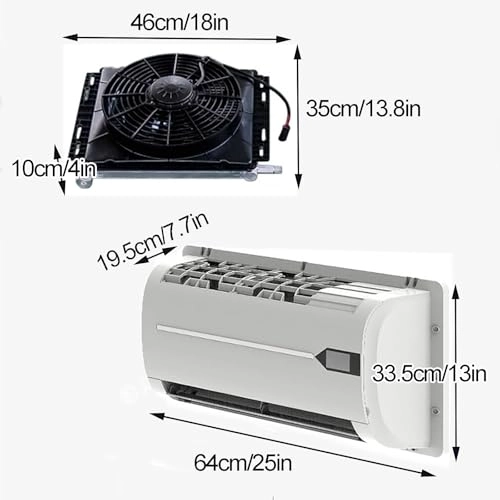 Universal RV Truck Parking Air Conditioner - 1800W