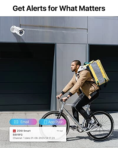 8CH 1080P DVR - 8TB + 1080P TVI Camera - 20m IR Night Vision