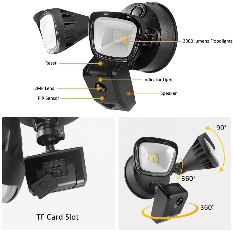 Floodlight Camera 1080P