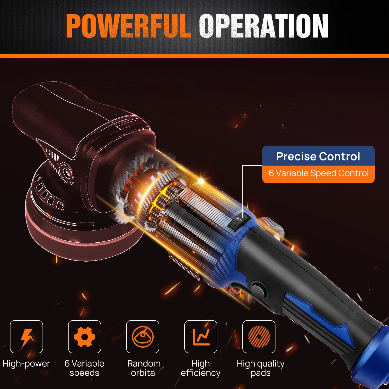 DA Polisher - 3950 Watts 125mm